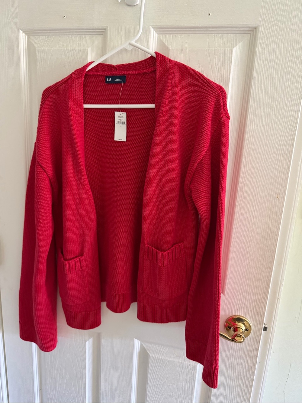 NWT - GAP Women's Red Cardigan Sweater